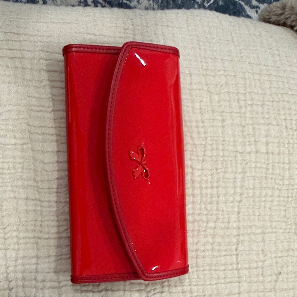 Red Patent Leather Wallet